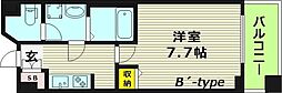 エスティメゾン京橋 1Kの間取図画像