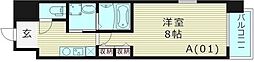 東洋プラザ都島南 1Kの間取図画像