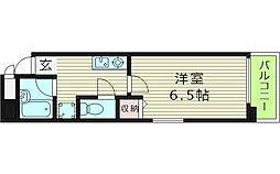 グリーンプラザ城東 1Kの間取図画像