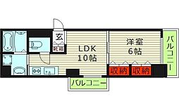ラフィーネ・シャンブル 1LDKの間取図画像