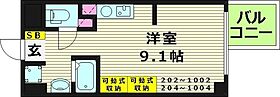 エスティライフ大阪都島  ｜ 大阪府大阪市都島区友渕町２丁目（賃貸マンション1R・5階・24.17㎡） その2