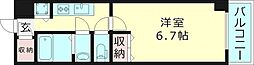 リーヴァ・メイ 1Kの間取図画像