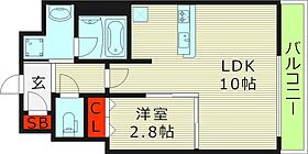 アヴェニール中崎  ｜ 大阪府大阪市北区中崎１丁目（賃貸マンション1LDK・9階・31.85㎡） その2