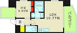 プレジオ関目 1LDKの間取図画像