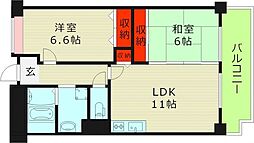 サンシャイン鶴見緑地 3LDKの間取図画像