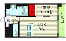 アート新森  ｜ 大阪府大阪市城東区古市３丁目（賃貸マンション1LDK・4階・28.30㎡） その2