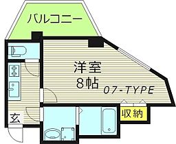 大阪府大阪市旭区清水４丁目（賃貸マンション1K・6階・25.00㎡） その2