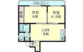 東洋プラザしろきた  ｜ 大阪府大阪市旭区中宮５丁目（賃貸マンション2LDK・2階・40.75㎡） その2