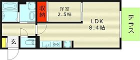 ハナミズキ  ｜ 大阪府大阪市鶴見区焼野１丁目（賃貸アパート1LDK・3階・30.33㎡） その2