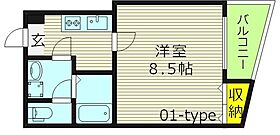 クロスヴィーチェ京橋  ｜ 大阪府大阪市城東区野江２丁目（賃貸マンション1K・1階・26.10㎡） その2