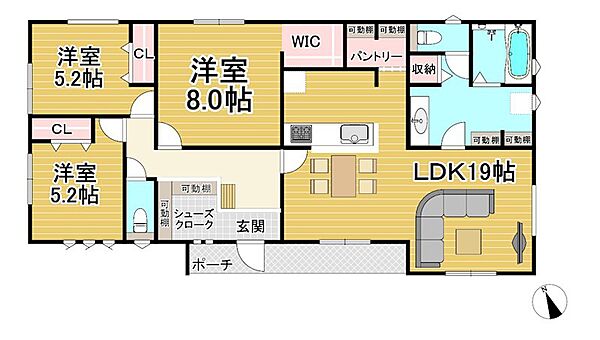 間取りを拡大表示