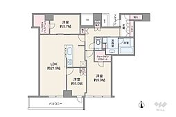 間取図画像 3LDK