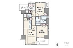 間取図画像 1SLDK