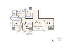 間取図画像 3LDK