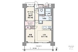 ザ・ウエストマークシティレジデンス 1SLDKの間取図画像