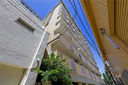 トーカンマンション東梅田の外観(南西側から)