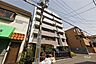 外観：ベルデフラッツあべの丸山通の外観（南西側から）