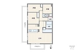 間取図画像 3LDK