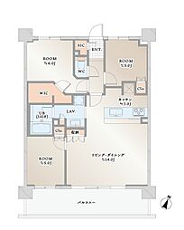 ヴェレーナユーカリが丘 3LDKの間取図画像