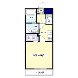LaViLLAMuseo 1Kの間取図画像