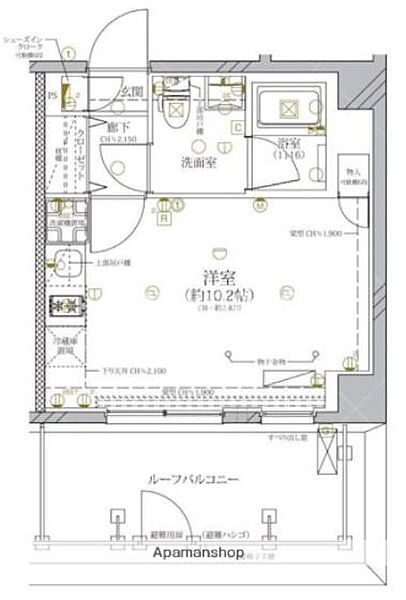 ディアレイシャス本所蔵前 801｜東京都墨田区本所1丁目(賃貸マンション1K・8階・26.63㎡)の写真 その3