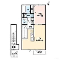 アムールKEN 202 ｜ 東京都練馬区南田中５丁目10-4（賃貸アパート1LDK・2階・49.60㎡） その2