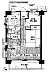 ヒューマンズ京橋壱番館 3LDKの間取り