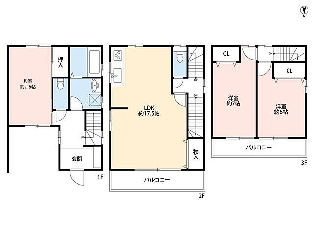 間取り 大阪市城東区今福南2丁目