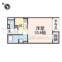 レオネクスト長尾台 104 ｜ 大阪府枚方市長尾台３丁目（賃貸アパート1R・1階・31.62㎡） その2