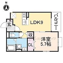 グランソレイユ楠葉III 101 ｜ 大阪府枚方市楠葉野田２丁目（賃貸アパート1LDK・1階・36.80㎡） その2