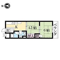 ハイツ東生駒 206 ｜ 奈良県生駒市東生駒３丁目（賃貸アパート2K・2階・30.00㎡） その2