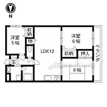 大阪府枚方市岡山手町（賃貸マンション3LDK・1階・59.99㎡） その2