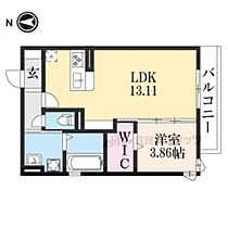 グランデＳＧ 305 ｜ 奈良県奈良市藤ノ木台１丁目（賃貸アパート1LDK・3階・42.79㎡） その2