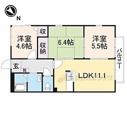 間取図画像 3LDK