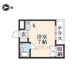 プレアール上神田 ワンルームの間取図画像