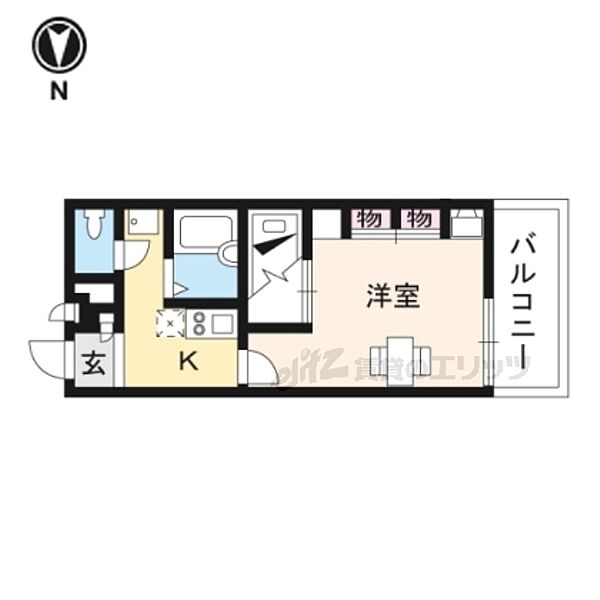 奈良県香芝市別所(賃貸アパート1K・3階・23.18㎡)の写真 その2