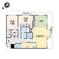 奈良県奈良市帝塚山６丁目（賃貸マンション3LDK・2階・120.26㎡） その2