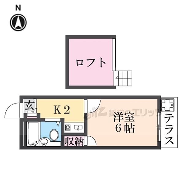 大和高田第15マンション 105｜奈良県大和高田市北片塩町(賃貸アパート1K・1階・16.00㎡)の写真 その2