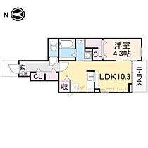 アムールＣ 105 ｜ 奈良県香芝市逢坂１丁目（賃貸アパート1LDK・1階・40.38㎡） その2