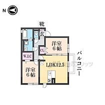 レスポワール 201 ｜ 奈良県北葛城郡王寺町本町４丁目（賃貸アパート2LDK・2階・58.81㎡） その2