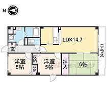 奈良県大和郡山市北西町（賃貸アパート3LDK・2階・65.93㎡） その1