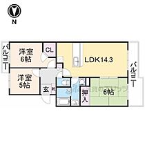 奈良県橿原市新賀町（賃貸マンション3LDK・1階・65.00㎡） その2