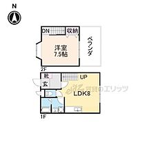 奈良県橿原市新賀町（賃貸アパート1LDK・1階・47.26㎡） その2