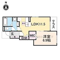 グレース高田 101 ｜ 奈良県大和高田市大字池田（賃貸アパート1LDK・1階・44.20㎡） その2