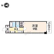 ヴィコンフォール 208 ｜ 奈良県橿原市見瀬町（賃貸マンション1K・2階・27.00㎡） その2