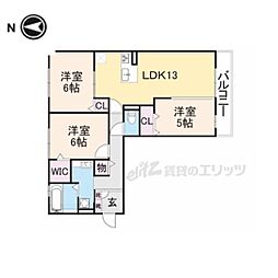 グランヴィラ 3LDKの間取図画像