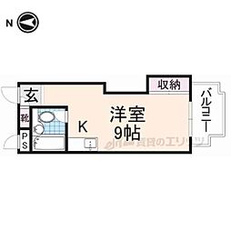 ハイムあかつき ワンルームの間取図画像