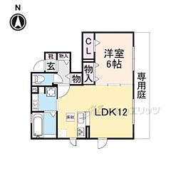 トラディシオンA 1LDKの間取図画像