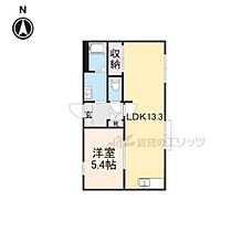 エクセルハイツ　B棟 101 ｜ 奈良県奈良市南紀寺町１丁目（賃貸アパート1LDK・1階・42.00㎡） その2