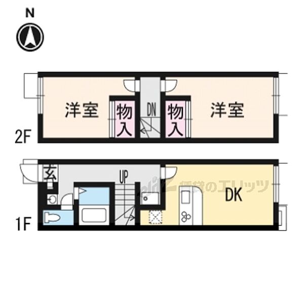 レオパレスエミール 103｜奈良県橿原市木原町(賃貸アパート2DK・1階・49.68㎡)の写真 その2